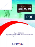 Type CDG 21 61 IDMT Overcurrent and Eart - En.es TRADUCIDO