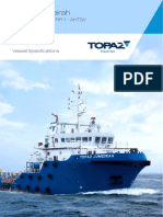 Topaz Jumeirah Vessel Specs