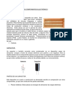 Caracteristicas de Los Componentes Electrónicos