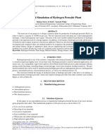 Design and Simulation of Hydrogen Peroxide Plant: Manufacturing Processes