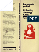 GOMBRICH, E.H. - Arte, Percepcion y Realidad