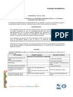 Acuerdo No. 007 de 2019 Modificacion CAlendario Academico