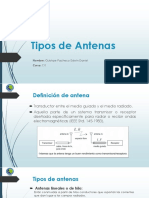 Tipos de Antenas - Propagación