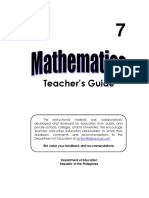 Grade 7 TG Math 1st Quarter PDF