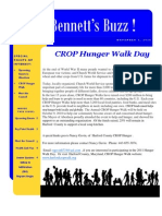 Bennett's Buzz !: CROP Hunger Walk Day