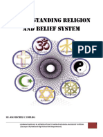 Understanding Religion and Belief System: By: Joan Richele C. Estrada