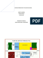 Planos Del Servicio Farmaceutico y Utillaje de Cada Area