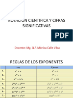 Notación Cientifica y Cifras Significativas