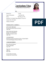 Curriculum Vitae Claudia Patricia Carcamo FL