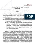 4º Aula - TEXTO 02 - PLANEJAMENTO ESTRATÉGICO - COMO FAZER E POR ONDE COMEÇAR PDF