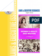 Laws & Executive Issuances (1900-2011) : Women's Rights and Welfare