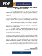 Tipos de Desporto - Consulta Senado PDF