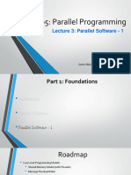 Part 1 - Lecture 3 - Parallel Software-1