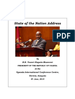 State of The Nation Address President Museveni June 6, 2019