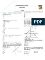 MATEMÁTICA Lista de Exercícios 27 - Editado