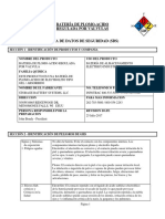 MSDS Batería Gel Valve Regulated Lead Acid Spanish