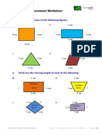 Year 3 Measurement Worksheet