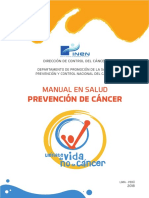 Manual de Prevencion de Cancer