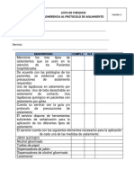 Adherencia Al Protocolo de Aislamiento