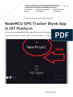 NodeMCU GPS Tracker Blynk App in IOT Platform - Hackster - Io PDF