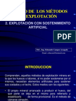 Explotación Con Sostenimiento Artificial