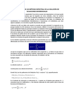 Aplicación de Un Método Espectral en La Solución de Ecuaciones Diferenciales