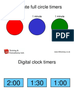 1 Minute Full Circle Timers