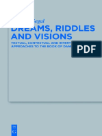 (Beihefte Zur Zeitschrift Für Die Alttestamentliche Wissenschaft 455) Michael Segal - Dreams, Riddles, And Visions_ Textual, Contextual, And Intertextual Approaches to the Book of Daniel-Walter de Gru