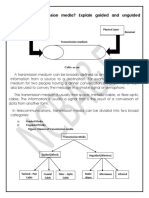 Q: What Is Transmission Media? Explain Guided and Unguided Media?