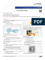 Ear Embryology: Otolaryngology