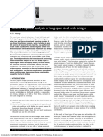 Seismic Response Analysis of Long-Span Steel Arch Bridges: A. S. Nazmy