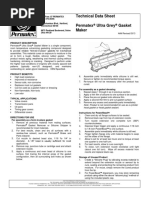 Permatex Grey Ultra Bond Datasheet 82194