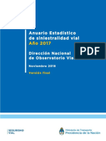 Estadísticas de Seguridad Vial (Argentina, 2017)