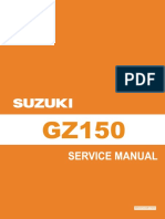 Manual de Servicio Suzuki GZ 150 (Ingles)