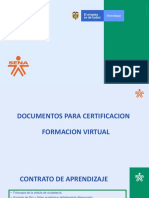 Documentos para Certificarse TG ADSI