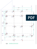 A C D E B: Column Layout Plan