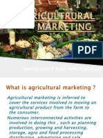 Agricultrural Marketing: Importance and Implications