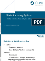 Statistics - Python PDF