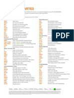 Bloomberg Cheat Sheet