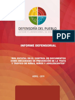 Informe Defensorial Verificacion de Documentos