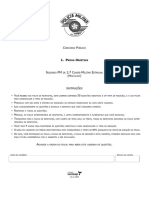 Vunesp 2009 PM SP Soldado Da Policia Militar Prova