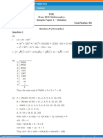 Icse x111 Sample Paper