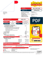 Tagihan / Bill: Rp. 8,100 Credit 18 May 2019