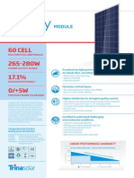 265-280W 60 Cell: TSM-PD05