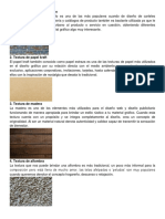 Tipos de Textura