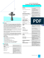 Continuous Radar Level Instruments Vel Instruments