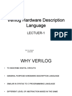 Verilog HDL Lectuer1