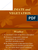 Climate and Vegetation