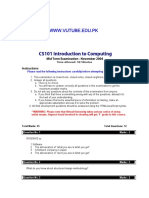 Cs101 Mid Term 19