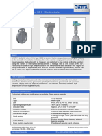 Butterfly Valve Type GD-6 - Standard Design